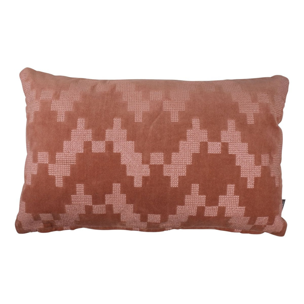 Twisted Brooklyn kussen roze 30x50cm
