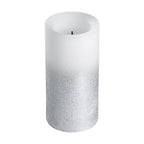 LED Kaars Amboriala Zilver 8x15 cm