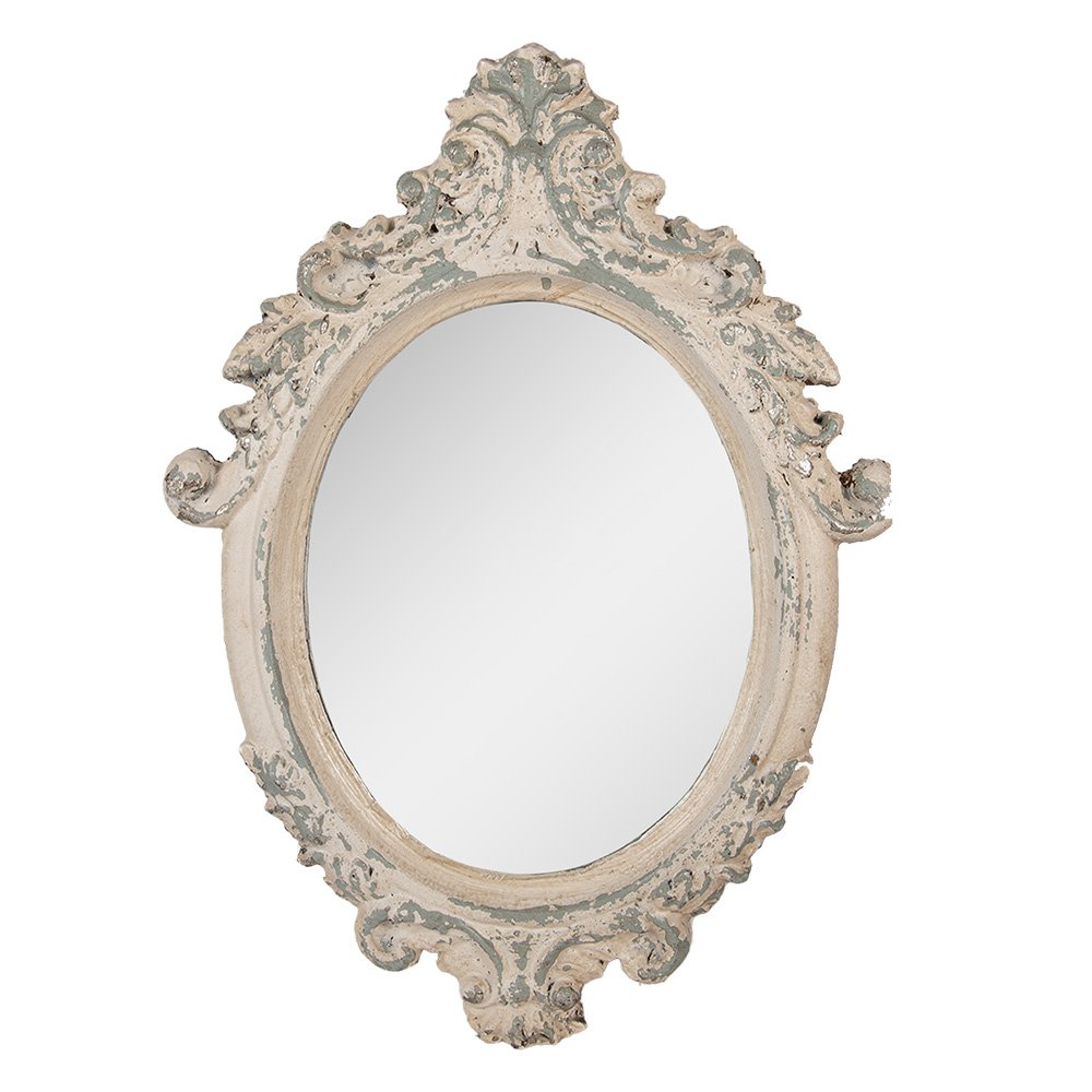 Spiegel 46x3x64 cm Beige Metaal