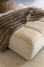 J-Line Plaid Groot Corduroy Polyester Taupe
