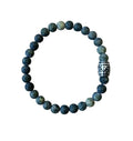 Dames armband Zoïsiet mat 6 mm met basic kraal