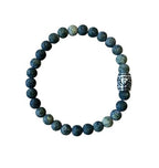 Dames armband Zoïsiet mat 6 mm met basic kraal