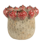 Bloempot Ø 19x16 cm beige terracotta