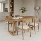 Invierno teakhouten eettafel - FSC-gerecycled hout