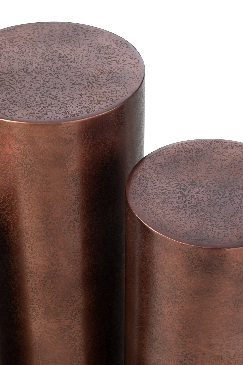 J-Line Set Van 3 Pilaren Rond Metaal Brons