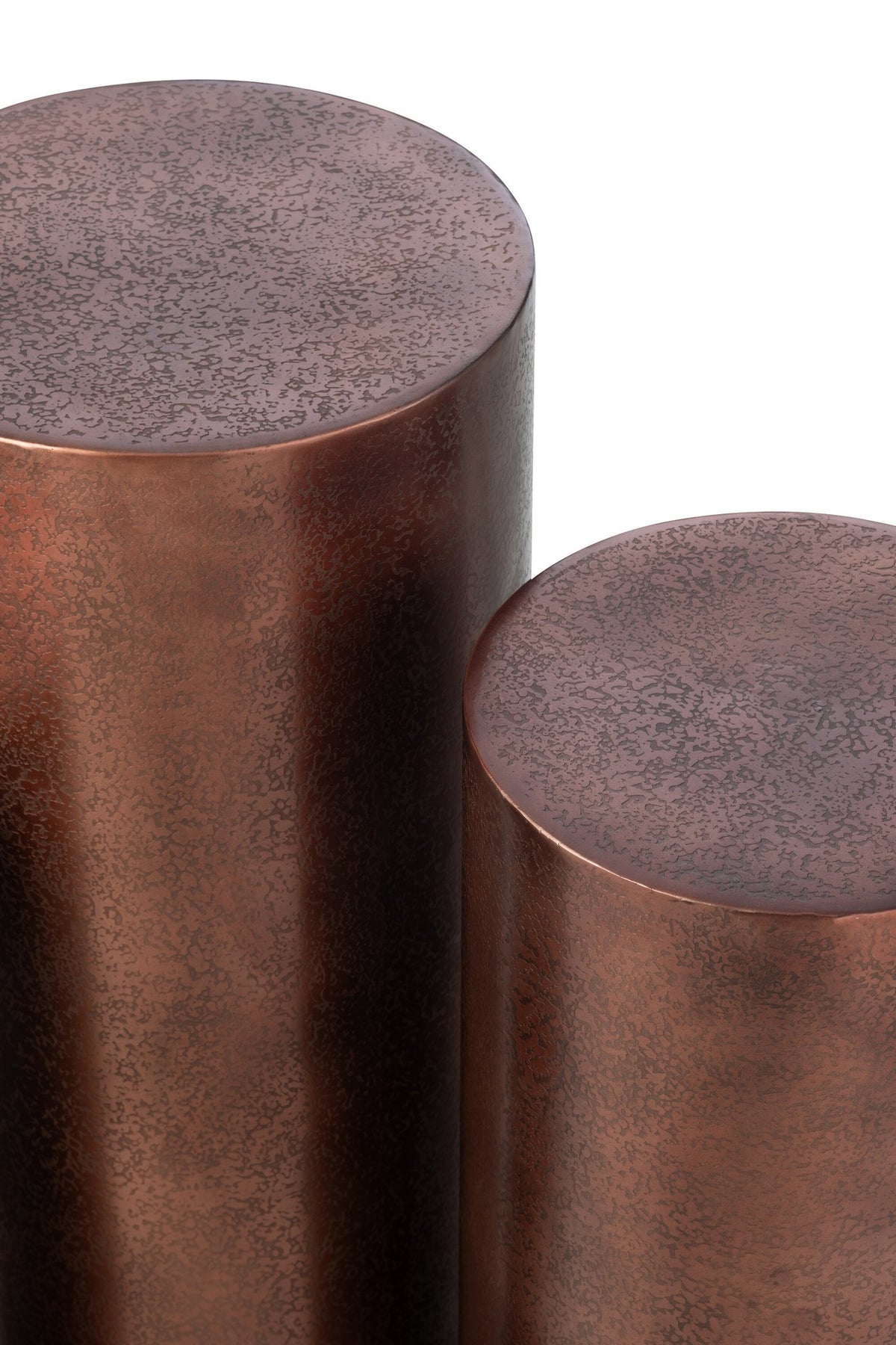 J-Line Set Van 3 Pilaren Rond Metaal Brons