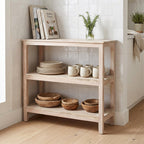 Limewash schoenenrek - 90x35x75 cm