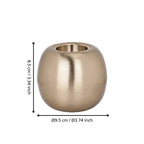 Kandelaar Jellicoe Goud 9,5x8,5cm