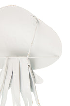 J-Line wanddecoratie Kwal - metaal - lichtblauw/wit