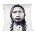 Native kussen zwart wit 45x45cm