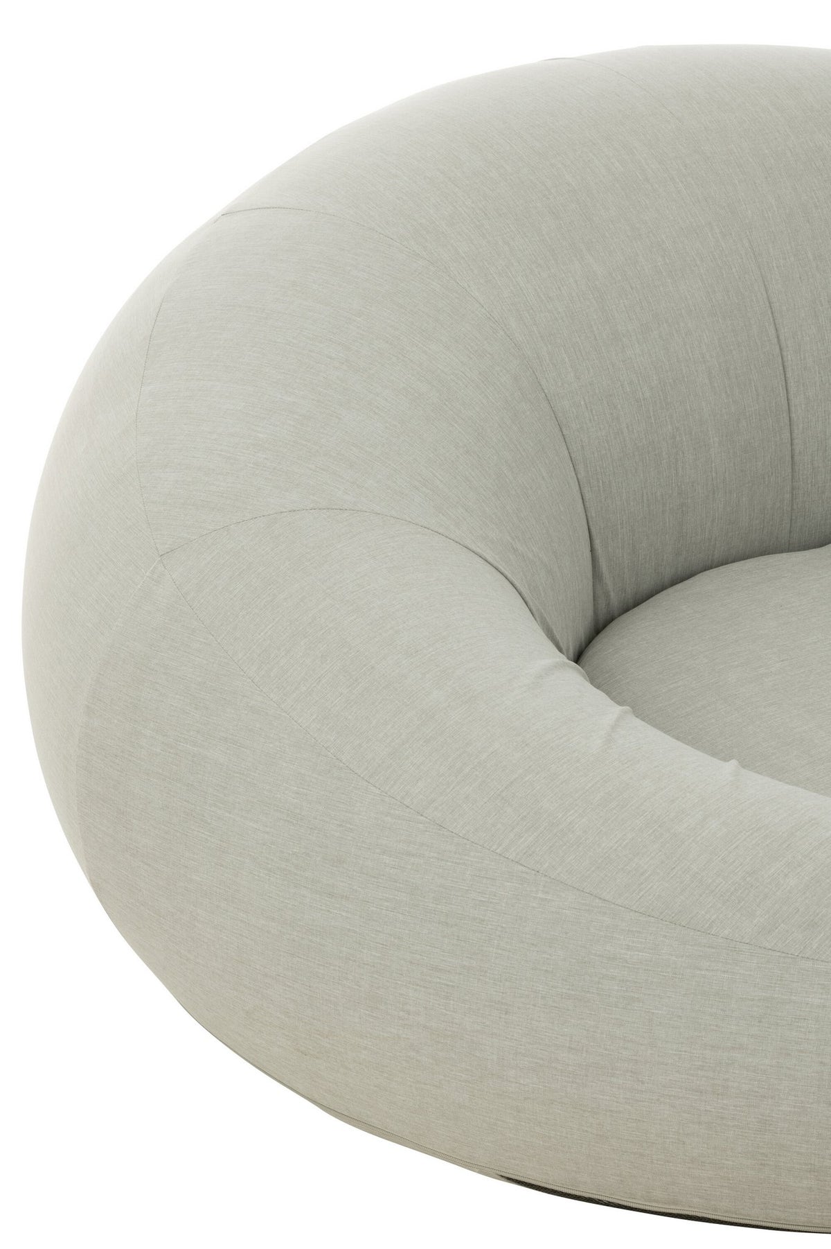 J-Line Matras Donut Polyethyleen Grijs