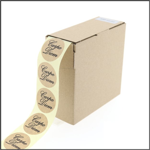Carpe Diem - Wens etiket - rol van 500 stuks