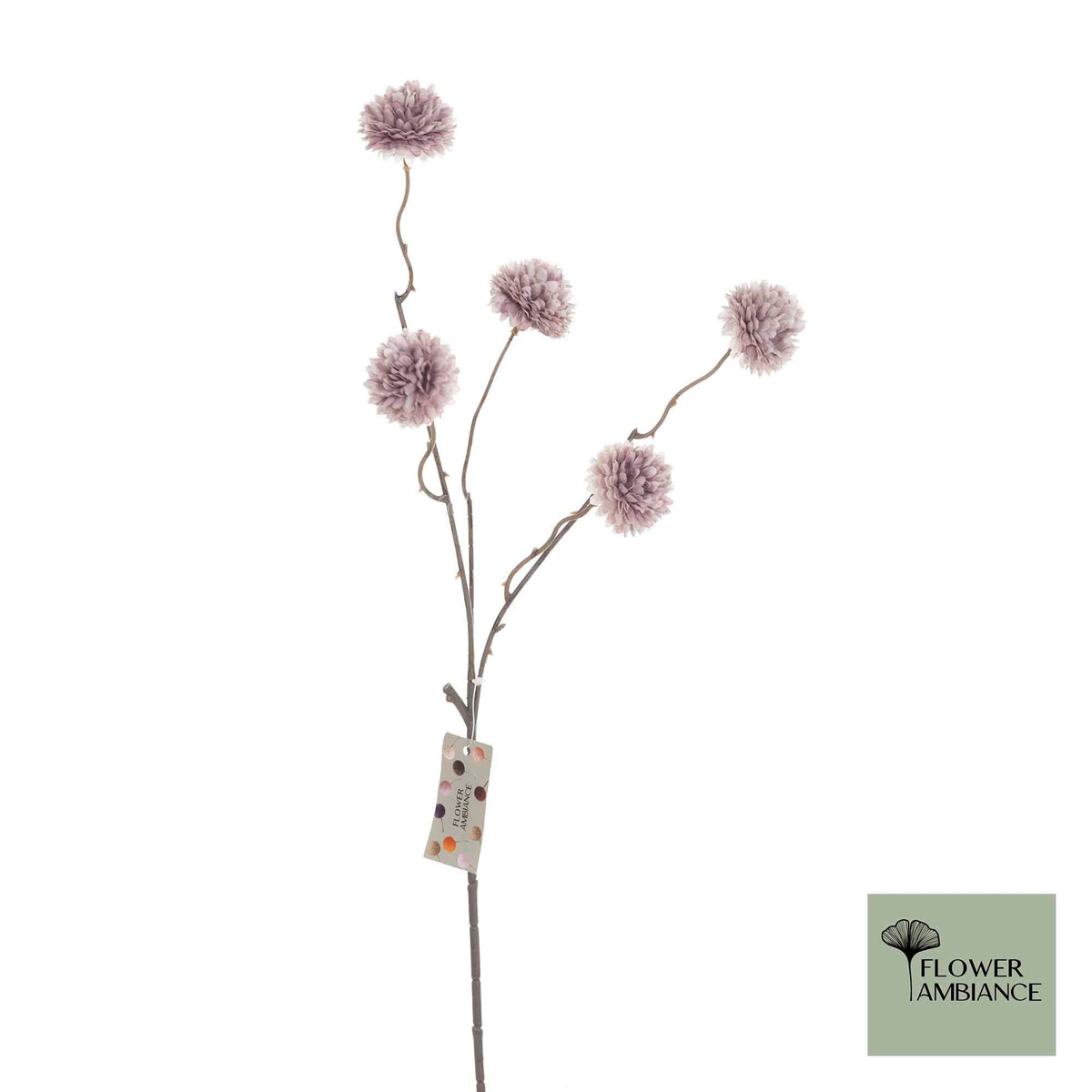Pompom antique pink 53cm