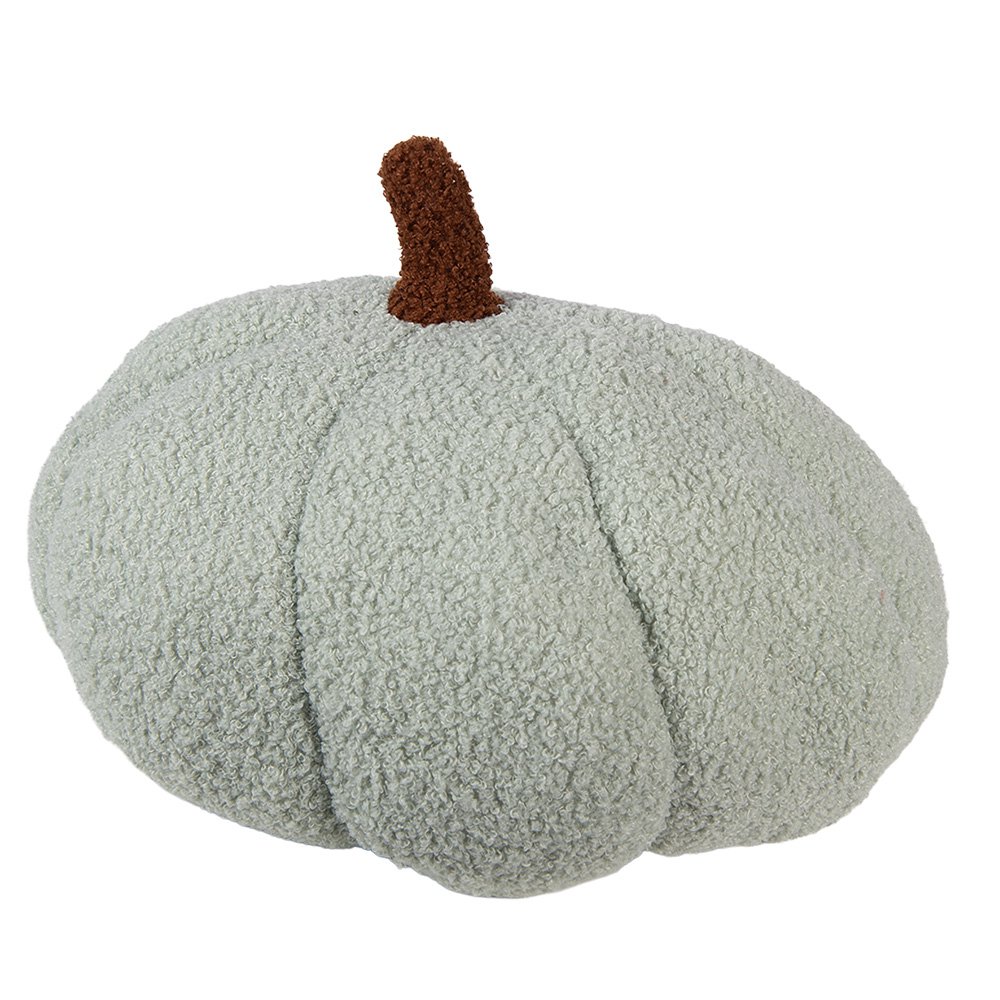 Decoratie Pompoen Ø 20x14 cm Groen Polyester