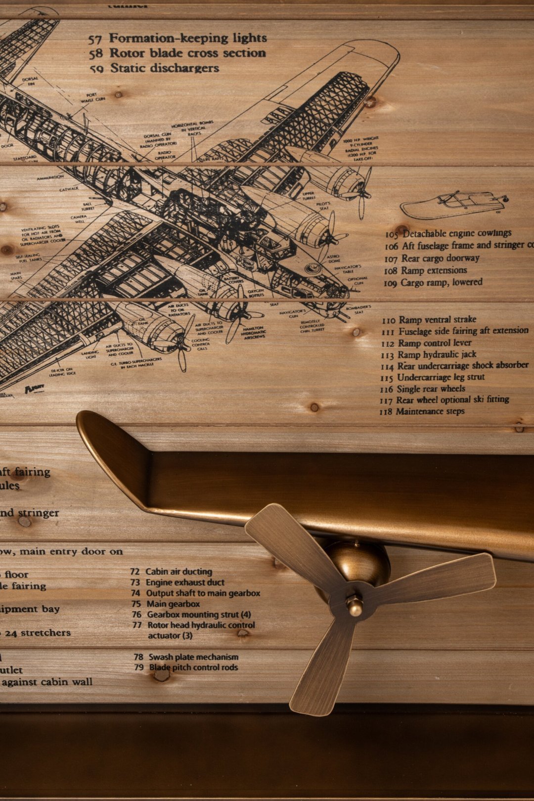 J-Line wandklok - metaal - goud