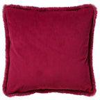 Dutch Decor Zaya - Kussen 45x45 cm - Rood Pruim - roze