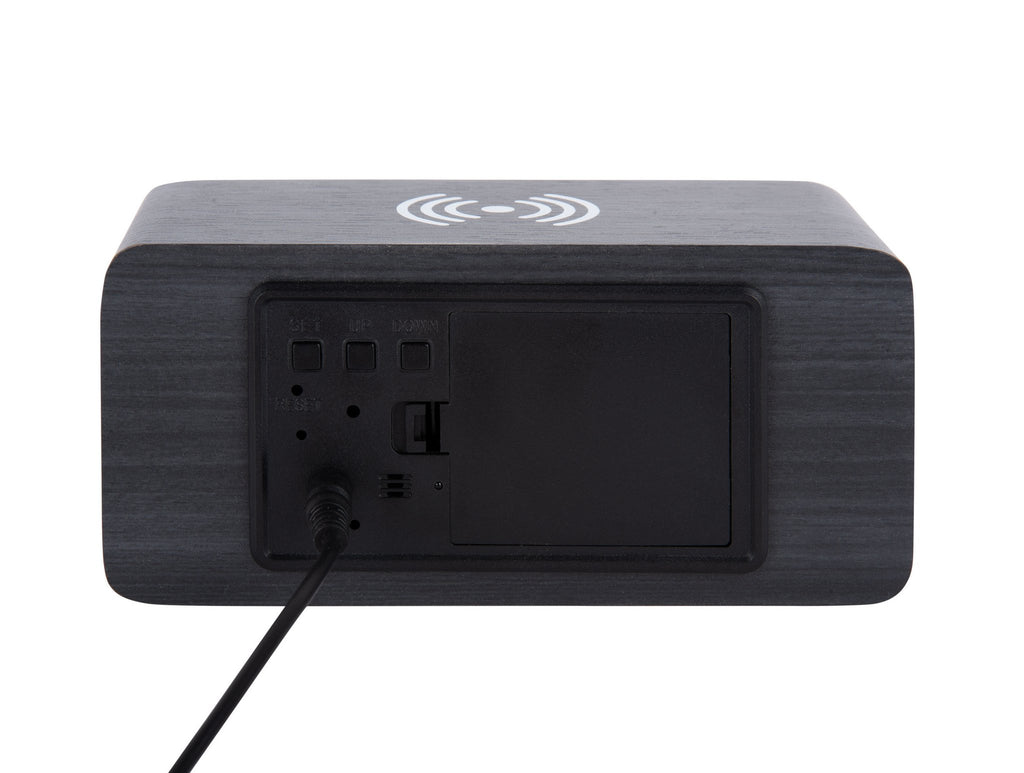 Wekkerblok met LED voor telefoonoplader