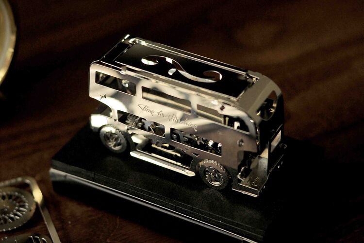 3D Metalen Bouwpakket, Cute Double Decker, Time for Machine, T4M38028, 9x3x5,2cm