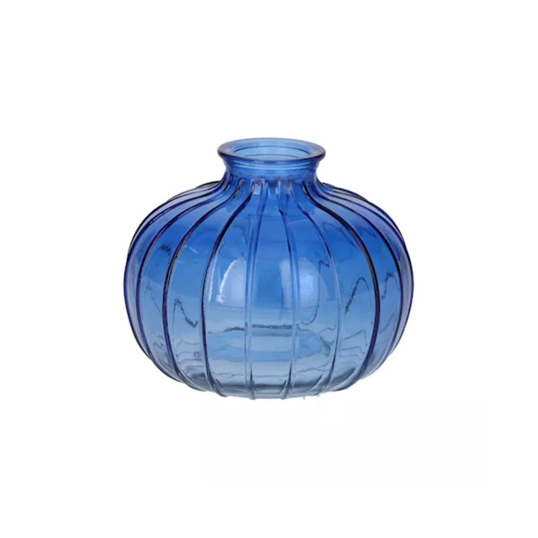 Fles Carmen Round Cobalt Blue 8,5 cm