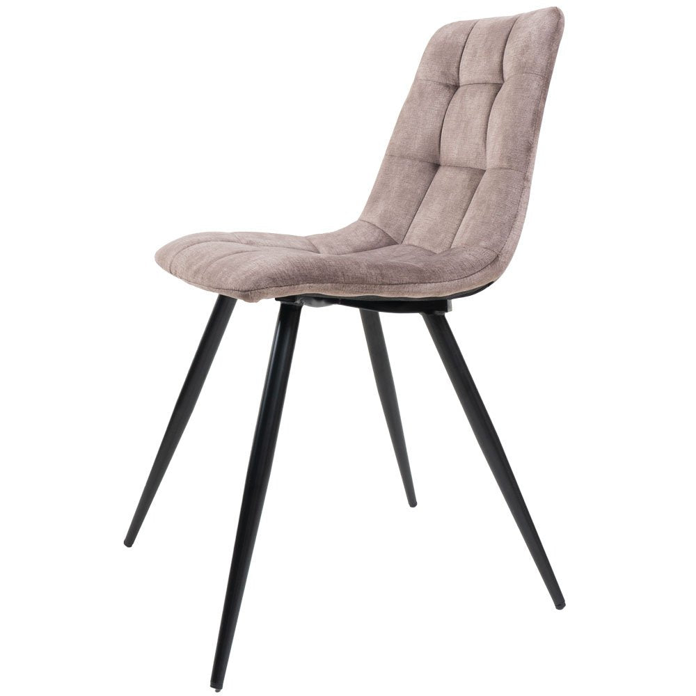 Eetkamerstoel Galgary Taupe 08 - Vintage Velvet