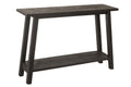 J-Line Console Vierkant Mango Hout Zwart