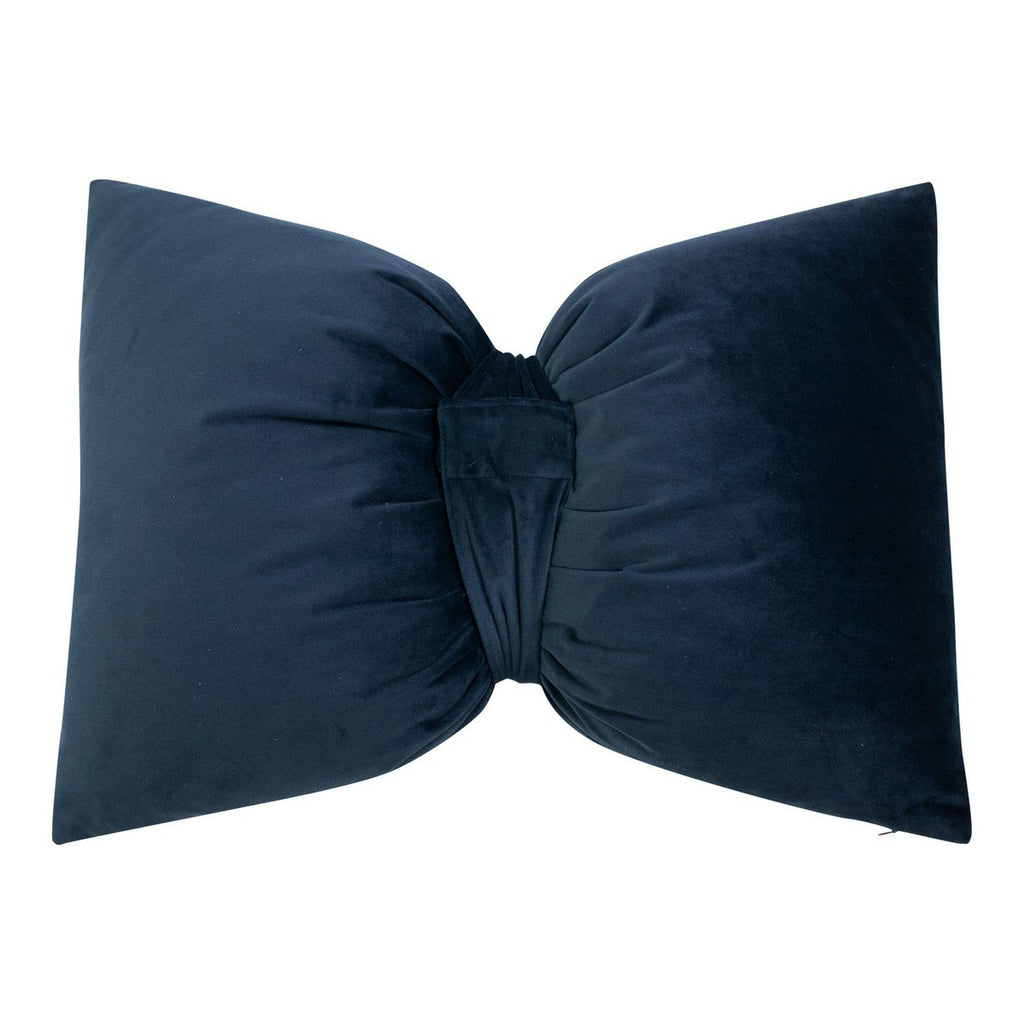 Strik Kussen Fluweel navy 40x60cm