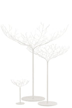 J-Line decoratie boom - metaal - wit - large