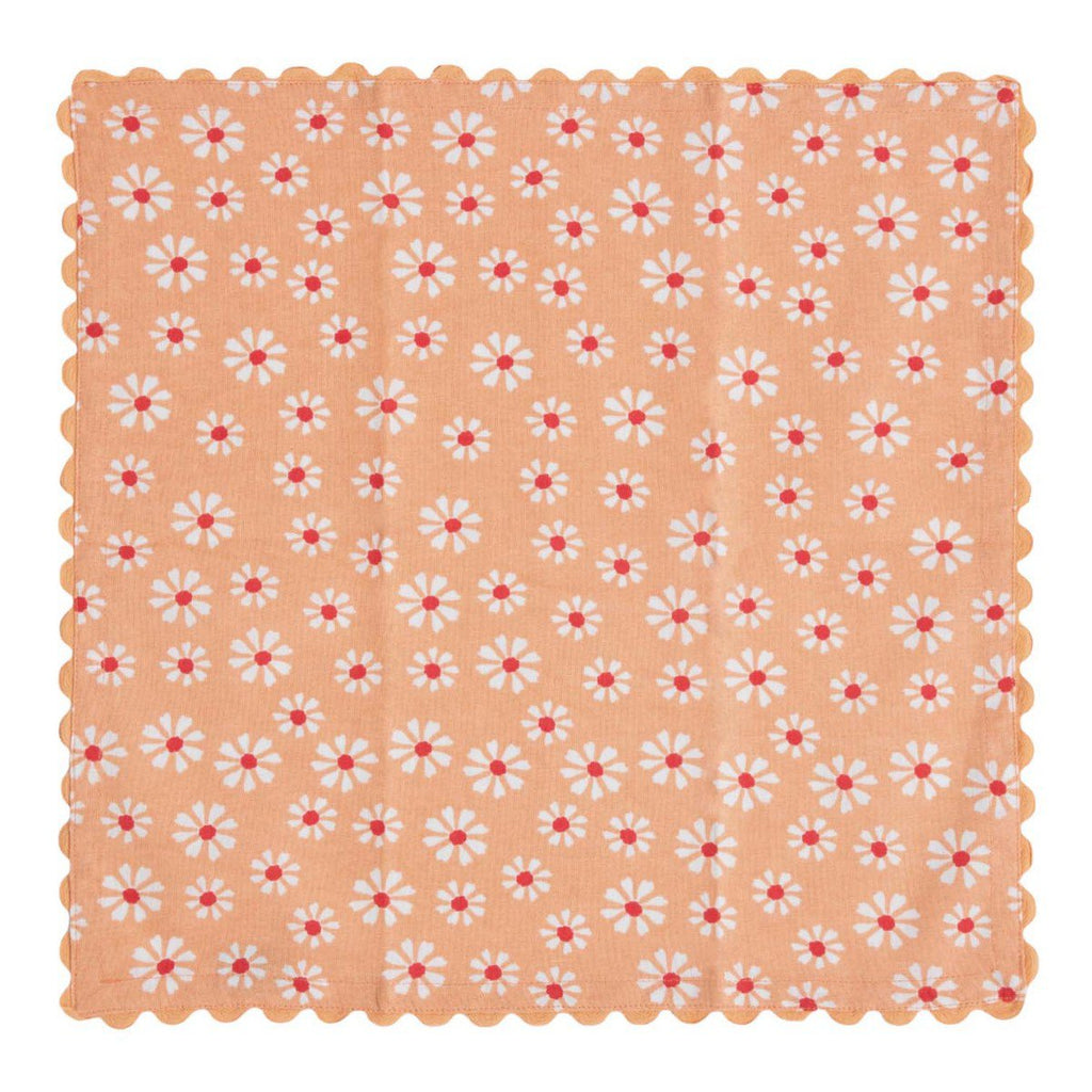 Daisy bloemen servet mix kleuren 40x40 (set van 3)