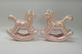 Keramiek paard roze