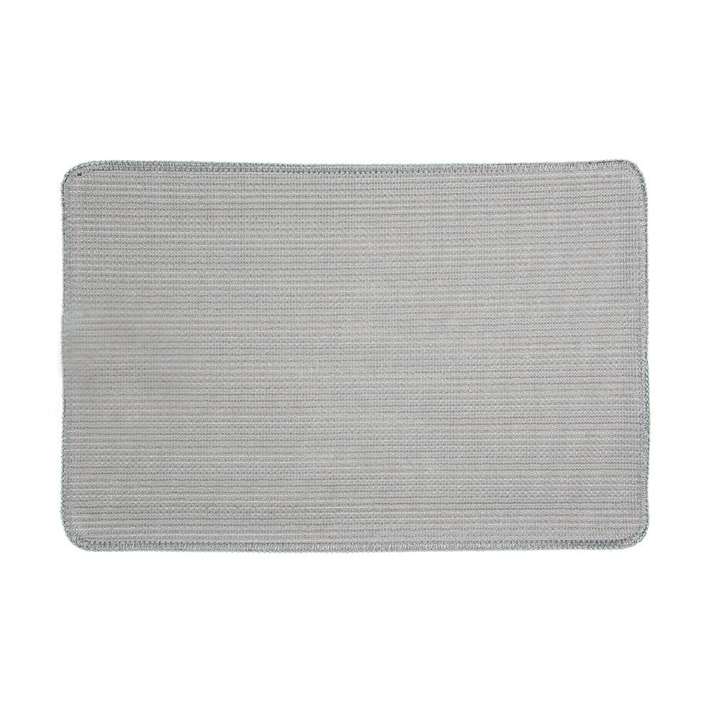 Badmat 58x38x1 cm Blauw Polyester Ster
