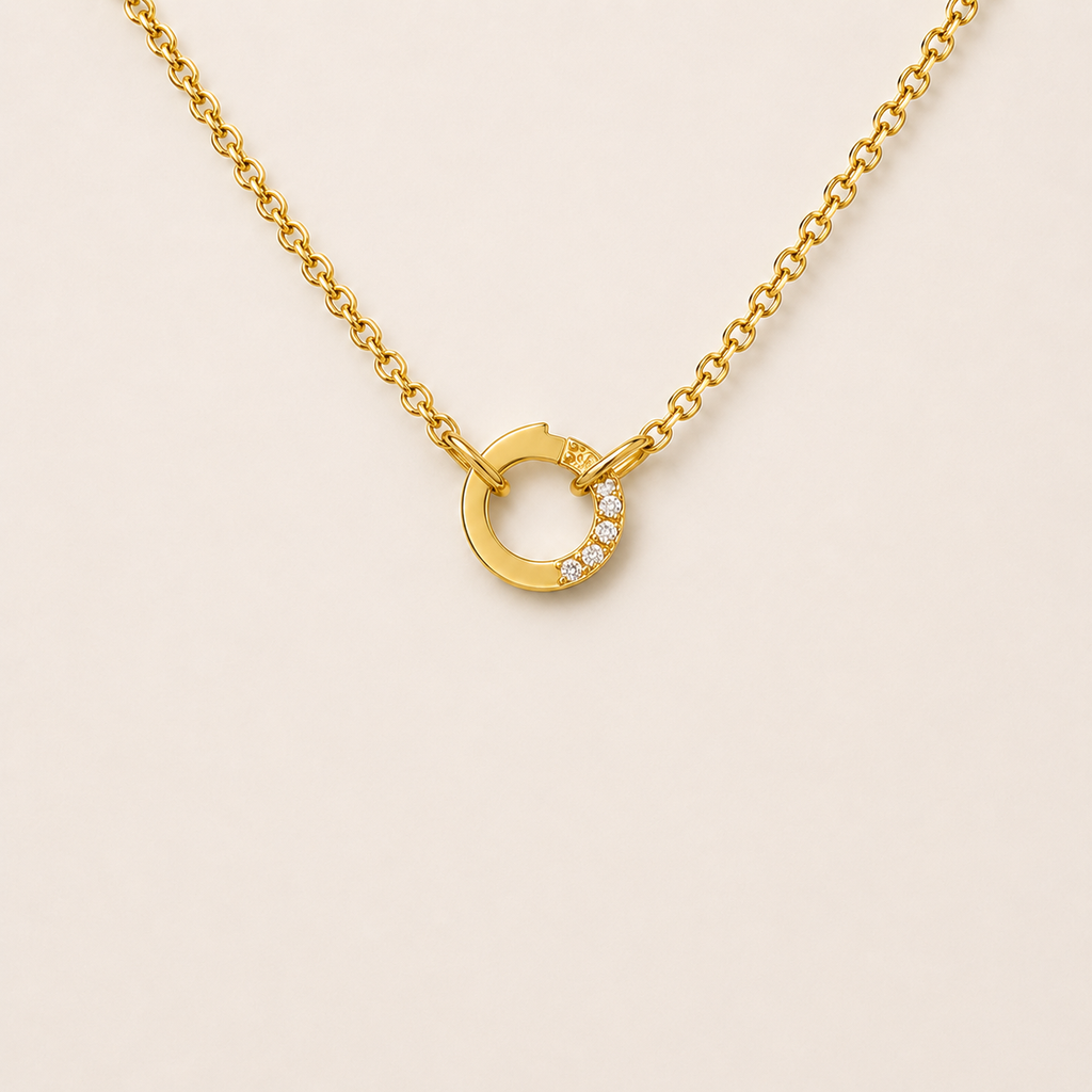 Zirkoon charme ketting