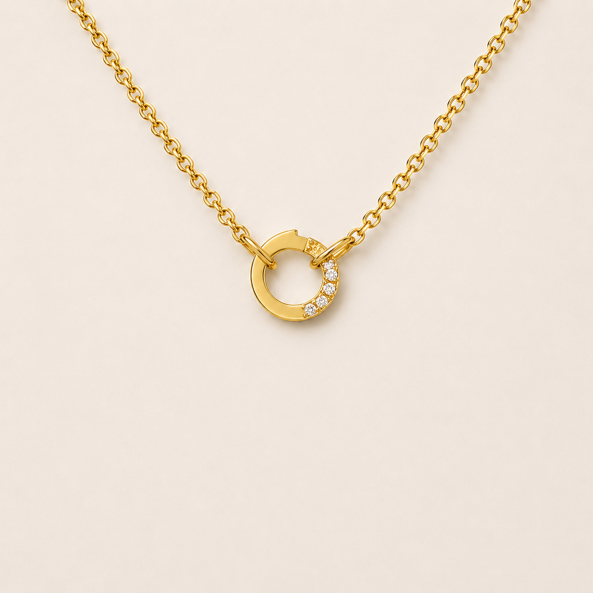 Zirkoon charme ketting