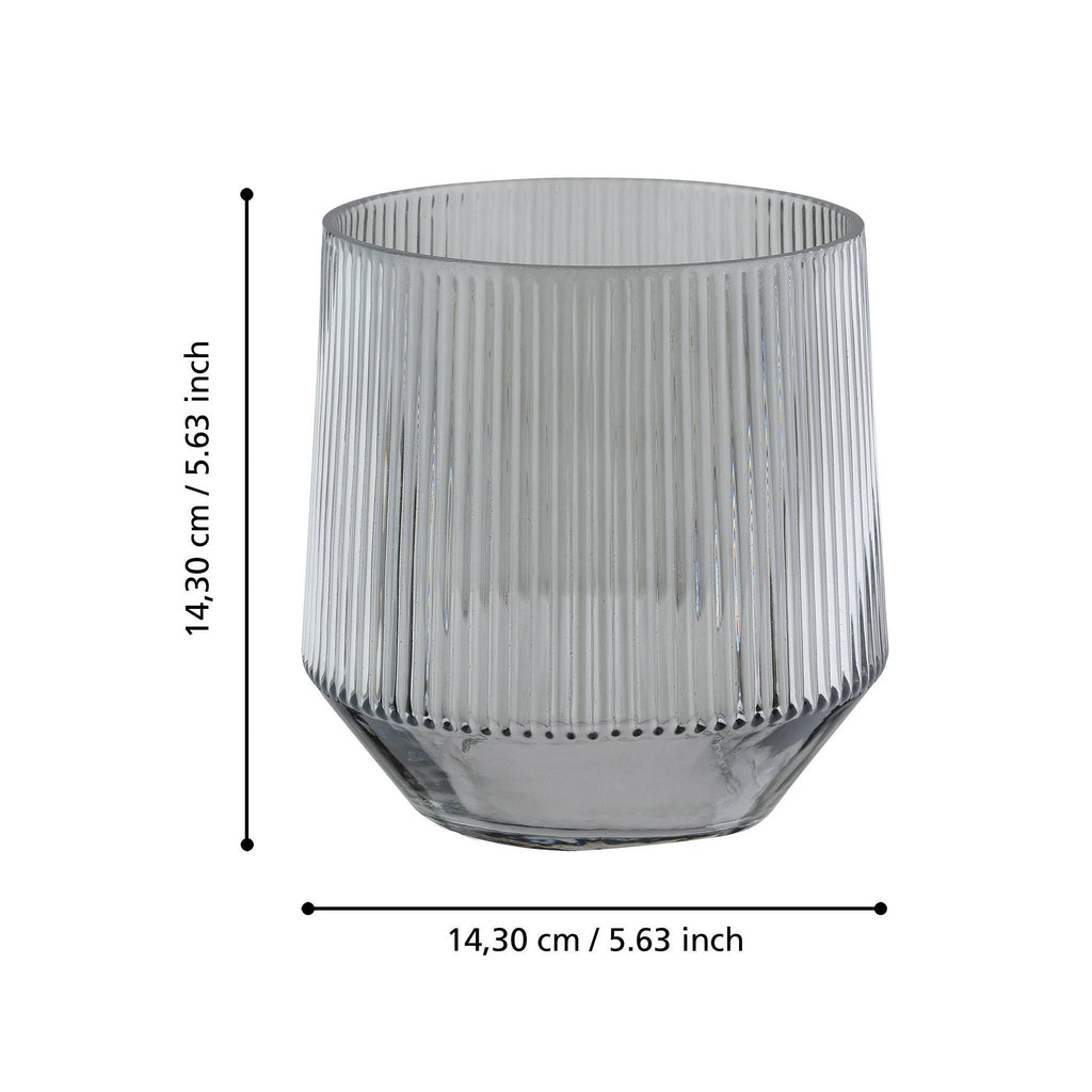 Windlicht Bezamby Smoke 14x14cm