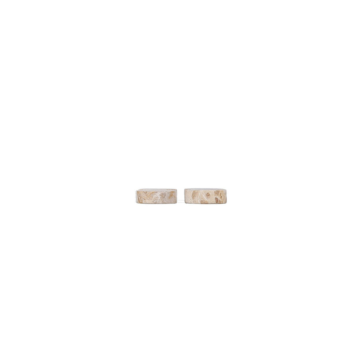 Naamkaarthouder 5cm marmerbeige Opus - Set van 4