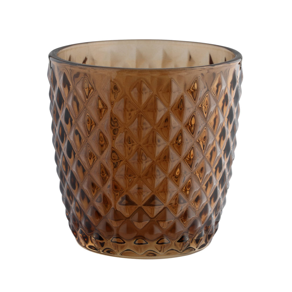 Windlicht Bezamby Bruin 7x7 cm