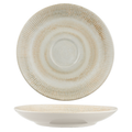 Paros Schelp Zand Porseleinen Schotel 15cm – Set van 12 | Fijne porseleinen koffie- en theeschotel | Professioneel horecaservies