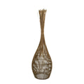 Rotan vloerlamp 90cm (incl. elec. snoer)