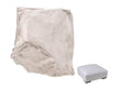 J-Line Hoes Poef Monaco Velvet Beige