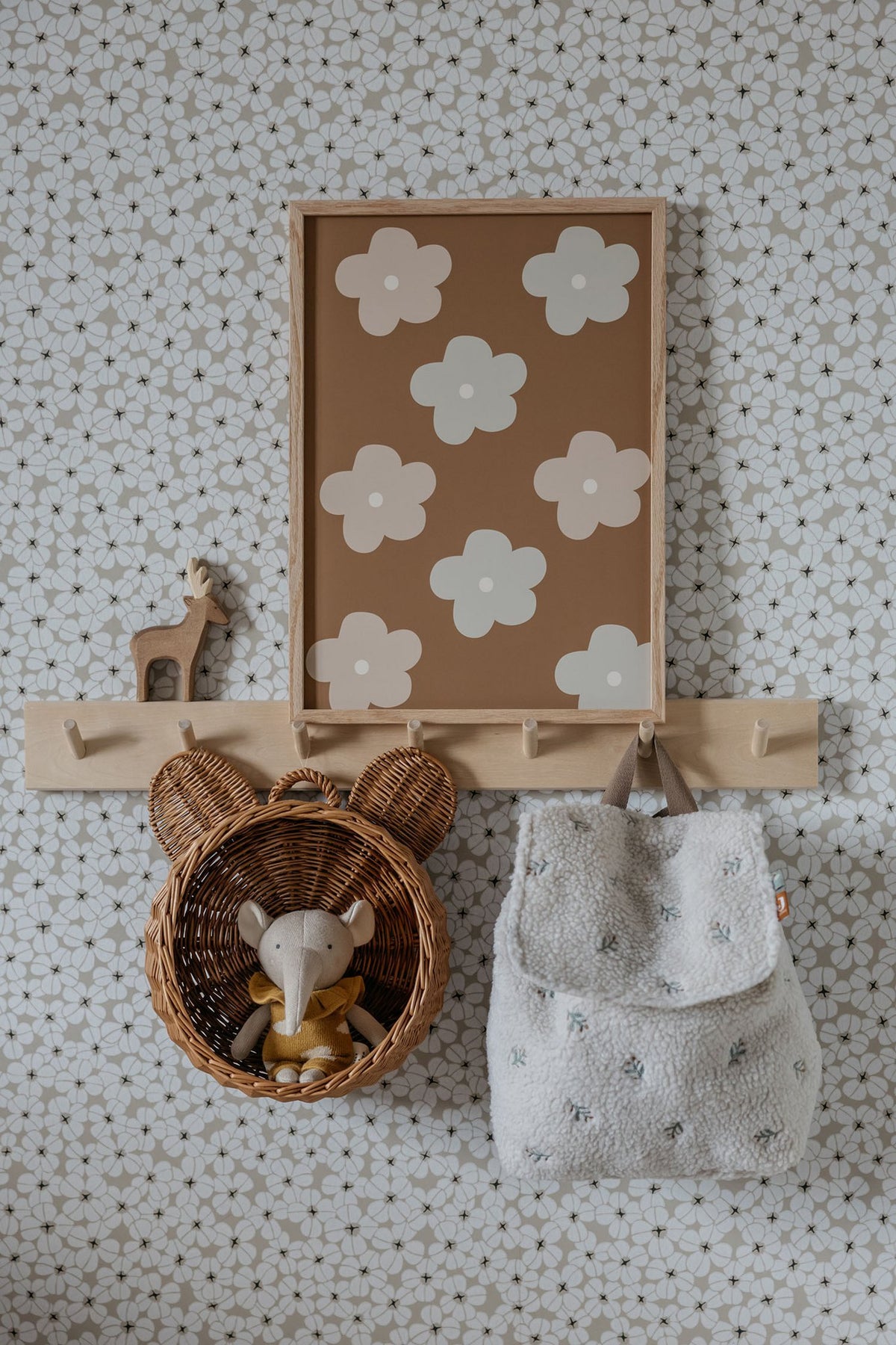 Gebreide speelgoed, babycadeau, olifant runa