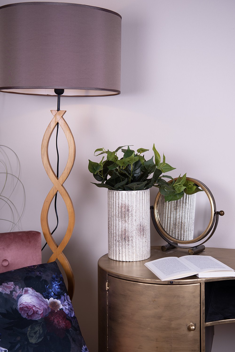 Vloerlamp 24x18x136 cm E27/max 1x60W