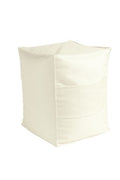 St. Tropez Outdoor poef kussenhoes beige 39x39x50cm