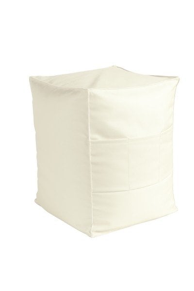 St. Tropez Outdoor poef kussenhoes beige 39x39x50cm
