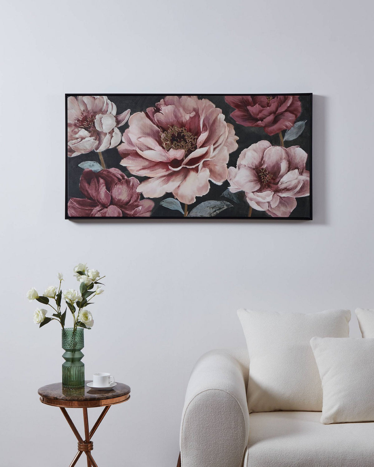 Schilderij Alaminos Roze 122x62 cm