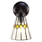 Wandlamp Tiffany 17x12x23 cm transparant Glas Muurlamp