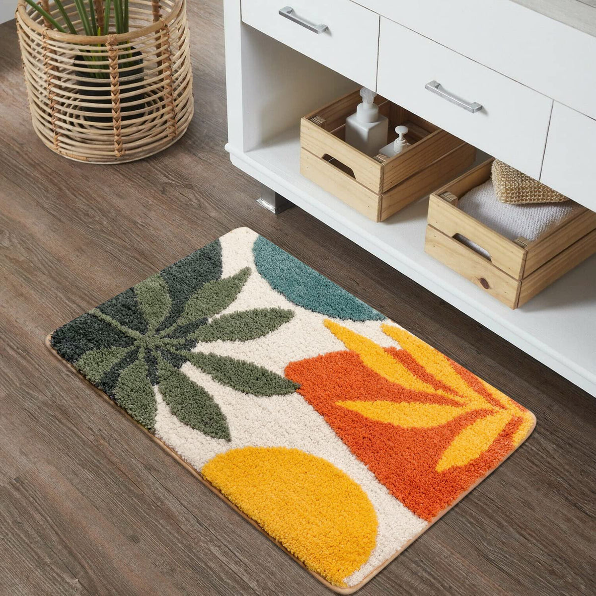 Luxe superzachte antislip 2000 GSM microvezelbadmat 40x60 cm, verpakking van 1 | Absorberende deurvloermat voor thuisbadkamerkeuken