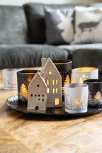 Decoratie Huis 15 cm Beige Porselein