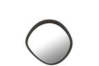 J-Line spiegel Rond - metaal/glas - zwart - small - 60.5 x 58 cm