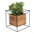 Plantenstandaard 26x26x26cm Zwart IJzer Bloempot