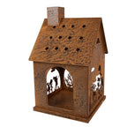Decoratie Beeld 17x17x28 cm Bruin Metaal