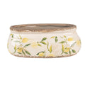 Bloempot 23x10x9 cm Geel Keramiek Citroen Bloempot Binnen